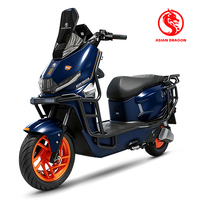 Scooter électrique longue portée avec moteur puissant sans balais, cadre en acier renforcé, moto électrique multicolore pour adultes