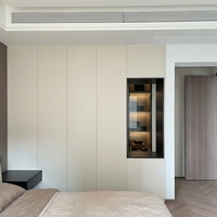 Armoire de chambre et de salon modulaire sur mesure avec éclairage LED, grande capacité, en bois MDF écologique, mobilier moderne pour la maison