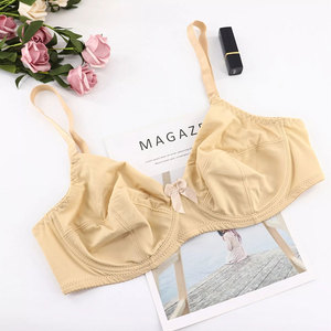Women Comfort <strong>Bras</strong> V-neck Full Coverage No Padding Underwire Minimizer <strong>Bra</strong> C D Cup Unline Plus <strong>Size</strong> 36D 38D <strong>40D</strong> 42D