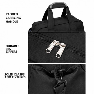Sac de sport mini pliable portable et léger en polyester Oxford, grande capacité, avec fermeture éclair et motif lettres - Product Image 6