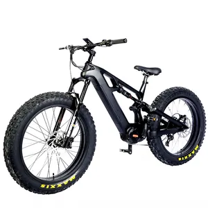 Đầy đủ hệ thống treo sợi Carbon Ebike giữa ổ đĩa động cơ T700 Khung E xe đạp leo núi