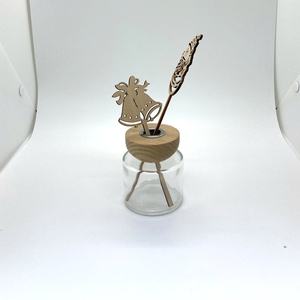 Diffuseur en bois en gros avec bouchon en bois naturel, logo personnalisé, 10 ml, anti-fuite, parfum, vente directe d'usine, couvercle de diffuseur en bois personnalisé - Product Image 5