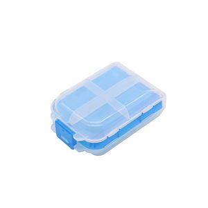 Customization Wholesale Blue Pill Organizer Large Capacity Pill Case Custom <b>Plastic</b> <b>Pocket</b> Size Pill Box - Product Image 2