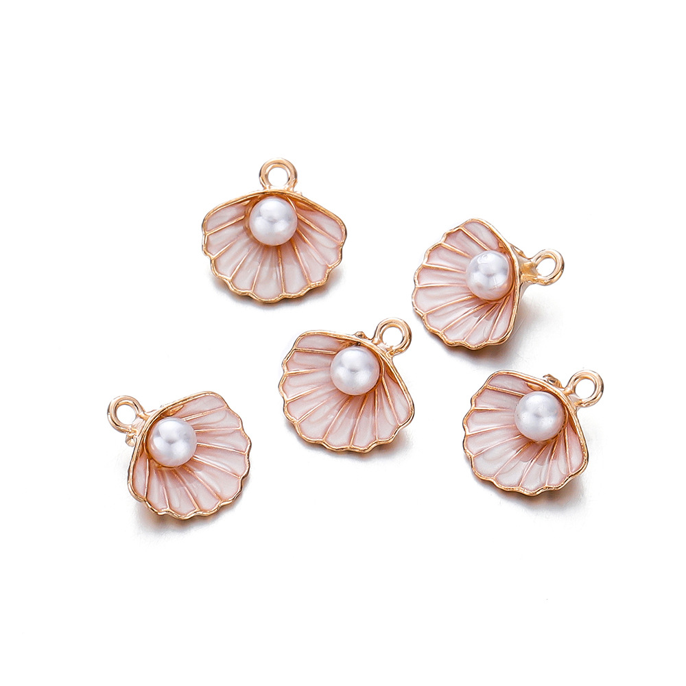 White apricot alloy oil-dripping shell