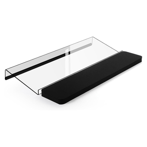 Acrylic Keyboard Riser Holder Tilt Ergonomic Computer Keyboard Stand with Keyboard <strong>Wrist</strong> <strong>Rest</strong> for Desktop - Product Image 1