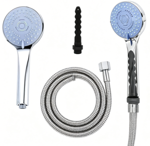 Pommeau de douche multifonction portable avec buse pour lavement et embout de douche anale en silicone pour le nettoyage <span class=keywords><strong>intime</strong></span> - Product Image 2