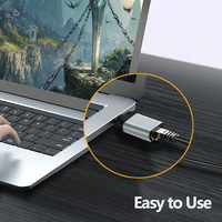 Adaptateur USB-C vers DP/Mini DP/VGA/RJ45/HDTV 8K/4K/1080P Vidéo 1000 Mbps LAN Ethernet en Aluminium pour Ordinateur Portable et Caméra - Nouveauté Promotionnelle