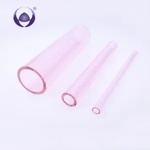 Tubo de vidro borosilicado, resistente ao calor, alto borosilicate, tubo de vidro transparente