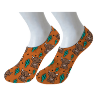 Harga Pabrik Kaus Kaki Wanita Gaya Barat Motif Kepala Sapi Highland Kustom
