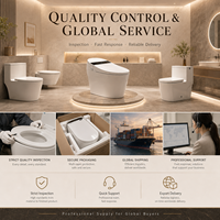 Toilet Keramik Satu Bagian Desain Minimalis Modern Dual-Flush, Kaliber Besar, Model Berdiri, dengan Jet Siphonic, Langsung dari Pabrik