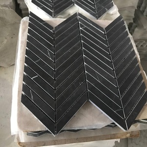Mosaico Nero da Parete per Bagno per Decorazione d'Interni - Product Image 3