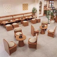 Mobilier de restaurant de luxe, chaise de café, table et chaise, banquette et chaises de restaurant