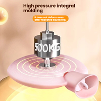 Mini Bouillotte en PVC Rechargeable avec Housse en Peluche pour Compresse Chauffante