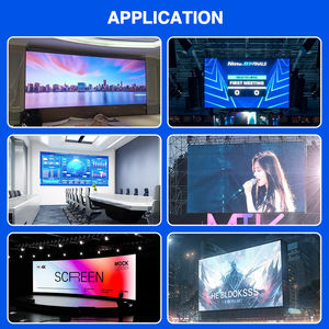 Écran d'affichage à LED de location d'épissage de <span class=keywords><strong>mur</strong></span> vidéo LED sans couture personnalisé de 500*1000mm P3.91 pour scène géante - Product Image 4