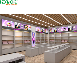 Estantes Modernos para Supermercados, Estante de Exhibición Montado en la Pared, Unidad de Estanterías para Tiendas de Abarrotes y Tiendas de Conveniencia - Product Image 3