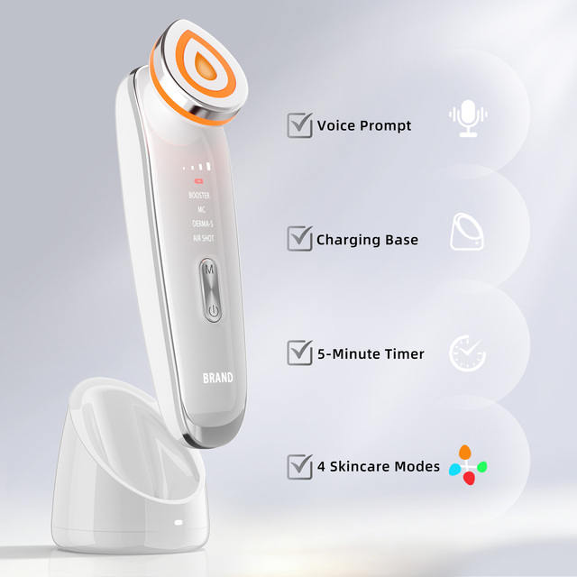High Efficiency 2026 Wireless Handheld Korean Beauty Instrument Face & Neck Lifting Massager for Fine Line Smoothing Care