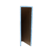 Nouveau design, profil en U super fin, flexible, courbe adaptable, surface série 6000, profil en aluminium, pliage CNC, soudage, découpe