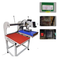 Presse à chaud pneumatique semi-automatique à plateau plat 16x24 pouces pour transfert sur T-shirts et vêtements, modèle 110V/220V