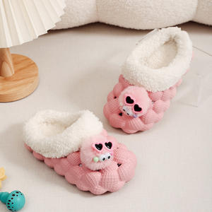 OLICOM Designer Nouvelles Chaussures de <span class=keywords><strong>Jardin</strong></span> pour Femmes en EVA Fourrure Chaude à l'Intérieur Maison Extérieur Semelle Épaisse Couleur Unie <span class=keywords><strong>Sabots</strong></span> d'Hiver pour Femmes en Gros - Product Image 4