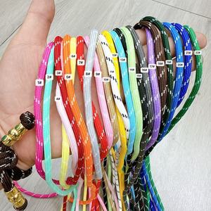 YIMEILI&Fashion Bracelet à breloques en zircone plaqué or/argent 18 carats, perles bulles rondes, 26 lettres <span class=keywords><strong>A</strong></span>-Z, accessoires DIY avec cordon coloré - Product Image 3