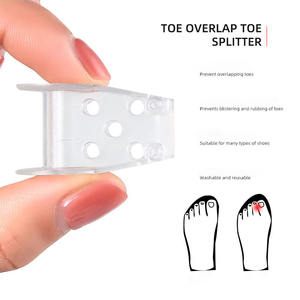 Nouveau Design en Gel de Silicone Transparent, redresseur de gros <span class=keywords><strong>orteils</strong></span>, séparateur d'attelle, Hallux Valgus, dispositif de Correction du recouvrement des gros <span class=keywords><strong>orteils</strong></span> - Product Image 3