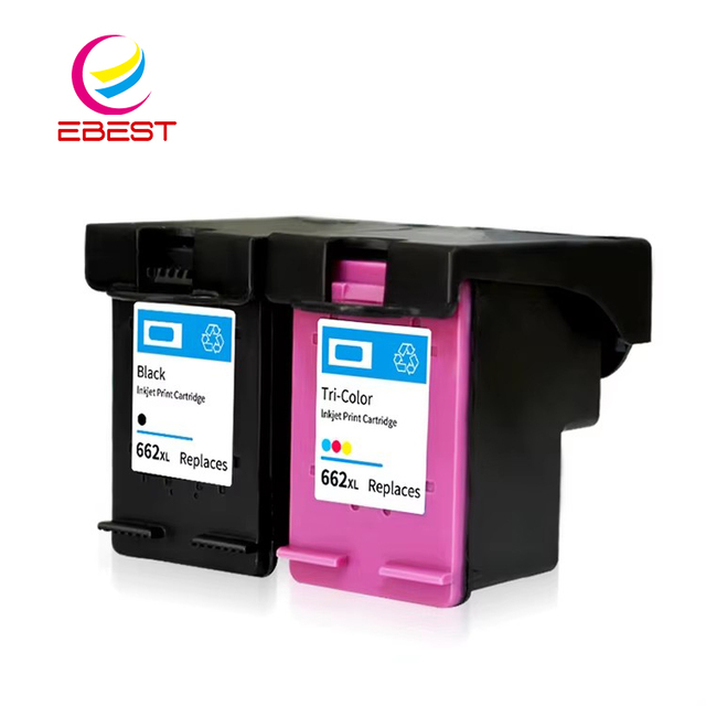 EBEST Compatible for Wholesale Black Refilling hp Ink Cartridge 662XL Tri Color Printer Toner 662 CZ105A CZ106A Ink Cartridge