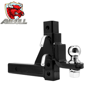 Ambull Top Qualität Offroad Auto Schwarz Drop oder Rise Höhen verstellbare Anhänger kupplung Abschleppen mit 2 "Ball Trailer Ball Mount - Product Image 1