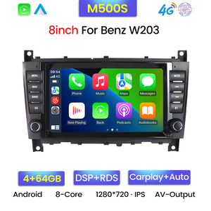 MEKEDE 8core lecteur dvd <span class=keywords><strong>de</strong></span> voiture Radio stéréo GPS WIFI petit écran pas <span class=keywords><strong>de</strong></span> machine <span class=keywords><strong>de</strong></span> contrôle pour Benz W203 coloré - Product Image 3
