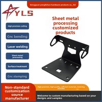 Pièce en tôle d'acier inoxydable découpée au laser CNC, fabrication par estampage, support de précision robuste et antirouille pour quincaillerie