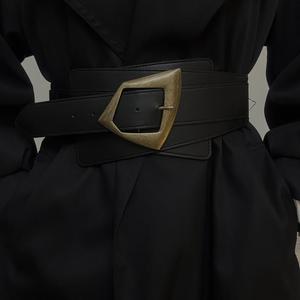 Ceinture de <span class=keywords><strong>taille</strong></span> en alliage élastique de style occidental pour femmes, ceinture décorative noire pour robes, manteaux, pulls, chemises - Product Image 5