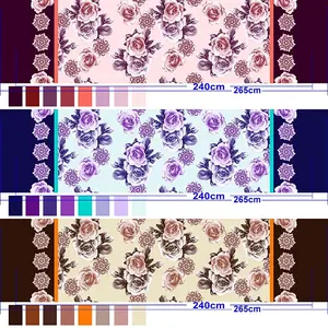EVEREN 100% Polyester Printed Fabric for Mattress Bed Sheet