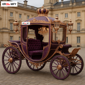 Decoración Navideña para Exteriores, Carroza Real Eléctrica de Lujo con Cuatro Ruedas para Paseos Turísticos - Product Image 6