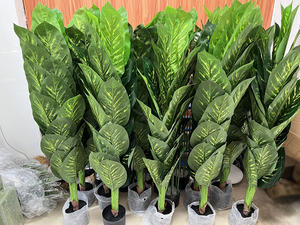 Искусственное дерево Бонсай 150 см в горшке, вечнозеленое, для домашнего интерьера - Product Image 2