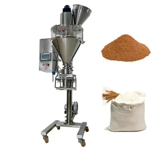 10KG 15KG Semi-automatic Quantitative Chemical Wheat Flour Powder Sack Bag Pouch Dispenser Weighing Filling Machine