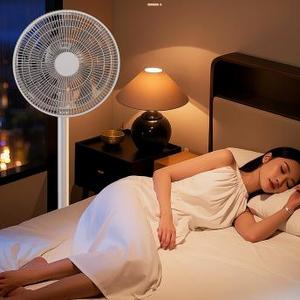 분리형 높이 조절 가능한 전기 수직 받침대 공기 순환 스탠딩 팬 - Product Image 4