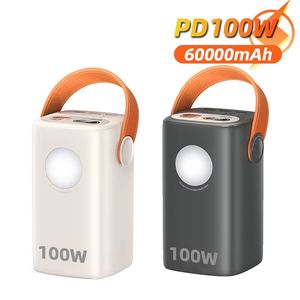 60000mAh <span class=keywords><strong>Powerbank</strong></span> 100W Type C Sortie 22.5W ABS Affichage LED Charge Super Rapide Prend En Charge Ordinateur Portable Montre Véritable Micro USB - Product Image 2