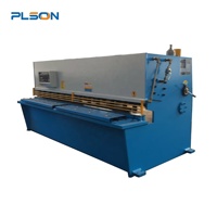Machine de cisaillement à guillotine hydraulique PLSON QC11K/Y 12x3200 avec pompe PLC, lame en acier allié pour la découpe des métaux, 15KW semi-automatique