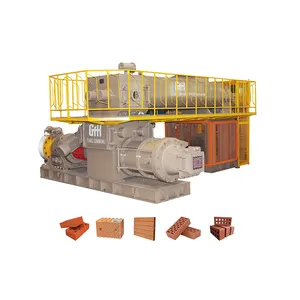 German Technology Clay Brick Making Machinery Automatic Fired Brick Fuel Clay Brick Making Machine for Red in Brazil Tunnel Kiln