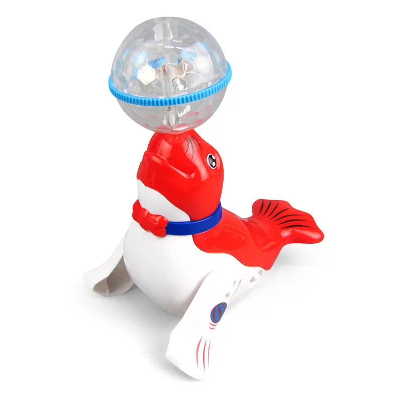 Walking Dolphin Toys, elektrisches Blasball-Kleinkinds pielzeug mit Musik und LED Leuchten für Kinder babys