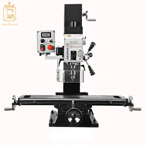 Household stepless variable speed drilling and milling machine table