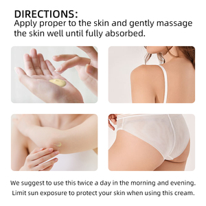 Natürliche vegane Arbutin Dark Knuckle Pigmenten tfernung Sofortige Aufhellung Sommersprossen aufhellung Aufhellende Körpergesichts-Hautpflege creme - Product Image 4