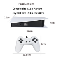 Console de jeu rétro classique G155 avec jeux vidéo classiques 8 bits intégrés 4k