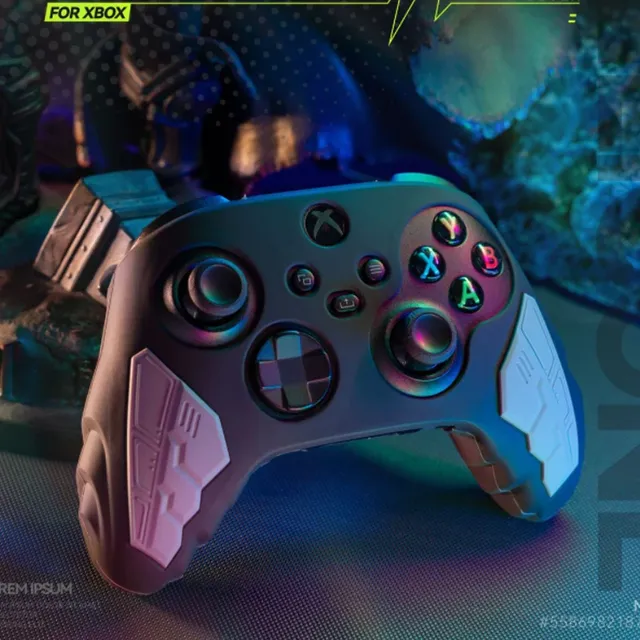 Silicone Soft Protector Sticker Skin for Xbox Series X/S Game Controller XSX XSS Protective Case Thumb Stick Grip Cap Cover