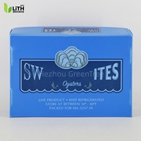 Boîtes en plastique imperméables de la marque GreenTree, modèle LS-GT-SPB-01, 3 mm d'épaisseur, rectangulaires, pour l'emballage de poissons et de fruits de mer congelés, recyclables
