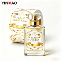 Autocollant personnalisé avec logo de marque en or pour l'emballage, étiquette personnalisée pour les bouteilles de parfums, cosmétiques, shampooings, impression d'autocollants en vinyle
