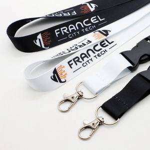 Custom Double-sided Printed <b>Lanyard</b> for Francel City Tech Detachable Buckle ID Badge <b>Lanyard</b> for Tech Company - Product Image 2