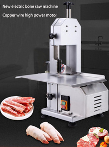 เครื่องเลื่อยตัดกระดูกไฟฟ้าเชิงพาณิชย์รุ่นใหม่ 220V กึ่งอัตโนมัติ สำหรับไก่ เนื้อวัว เนื้อหมู ใบมีด 120 ซม. กำลังการผลิต 0.8-1 ตัน/ชม. - Product Image 5