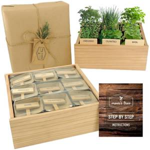 Nouvelle arrivée 9 Herb Intérieur Fenêtre Jardin kit Maison Plante Démarreur Unique Cuisine Idées Cadeaux pour Maman Papa - Product Image 1