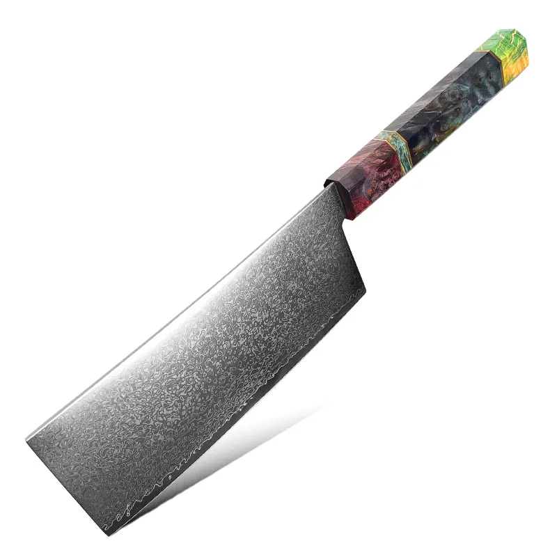 Grandsharp coltello da 6.5 pollici giapponese in acciaio di damasco coltello da cucina vg10 coltelli da macellaio carne tritatutto per verdure posate da cucina