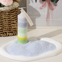 Cire de fleurs de glace colorées - Perles de cire de sable flottantes pour l'art du sable DIY et la fabrication de bougies d'aromathérapie, Approvisionnement direct usine